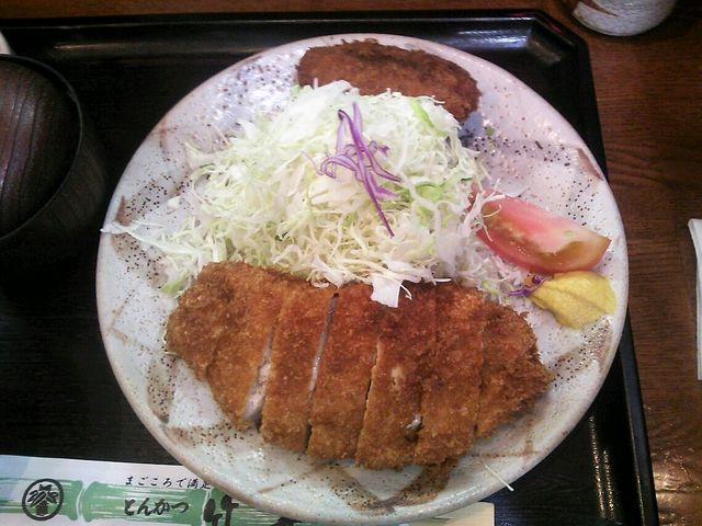 とんかつ定食_とんかつ竹亭田上店