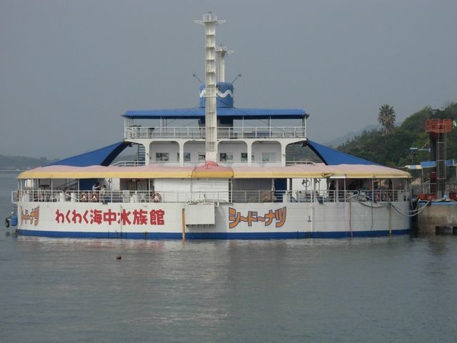 海に浮いてるような水族館_海中水族館シードーナツ