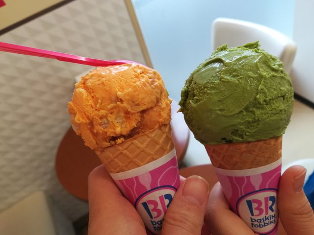 かぼちゃと抹茶_サーティワンアイスクリームザ・モール郡山店(31 Baskin-Robbins)