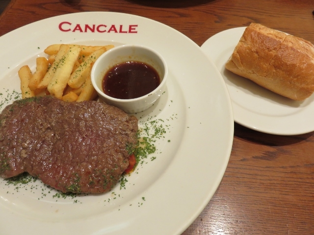 サーロインステーキ_ビストロ&ビアカフェ・Can・Cale