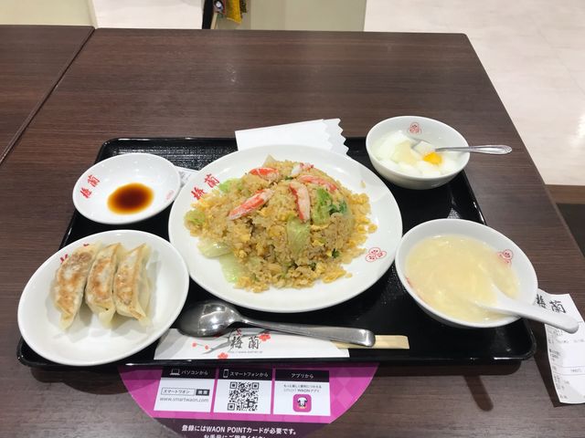 蟹チャーハンセット980円_梅蘭 イオンモール春日部店