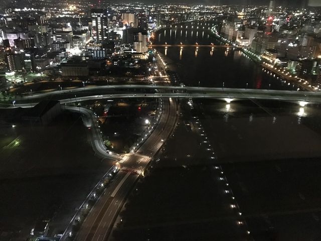 展望室からの夜景_Befcoばかうけ展望室