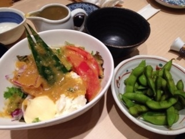 サラダ_京の四季 いろどり 京都駅前店