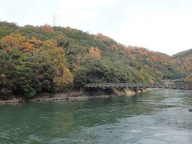 なかなかに良い雰囲気(^.^)_天ヶ瀬吊橋