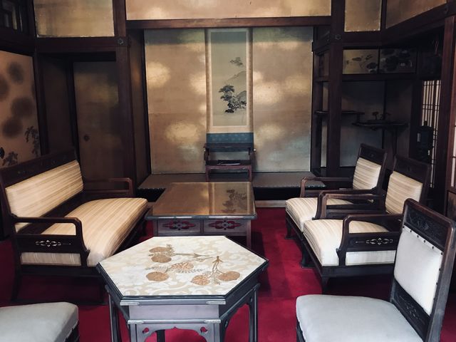 【江戸東京たてもの園〜三井八郎右衞門邸】1階の応接間_三井八郎右衞門邸(江戸東京たてもの園)