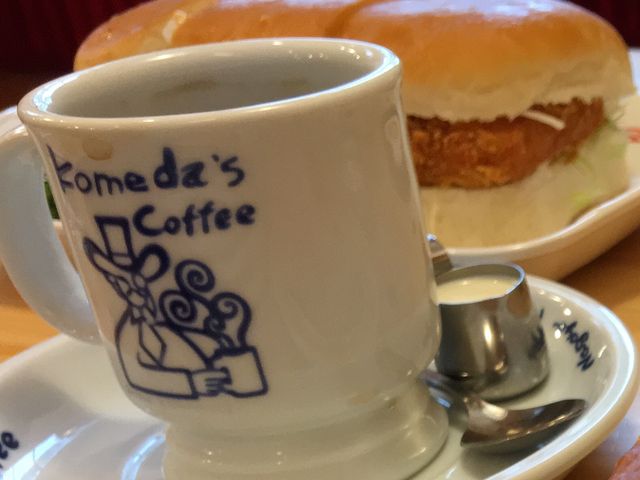 エビカツサンド_コメダ珈琲店 町田鶴川店