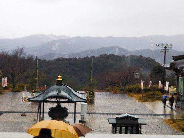 本殿からの景観_一畑山薬師寺