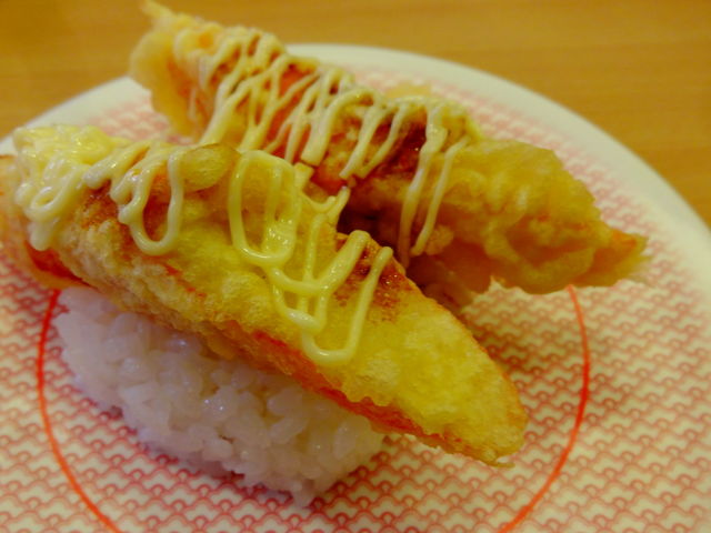 かにかま天にぎり_かっぱ寿司 高萩店