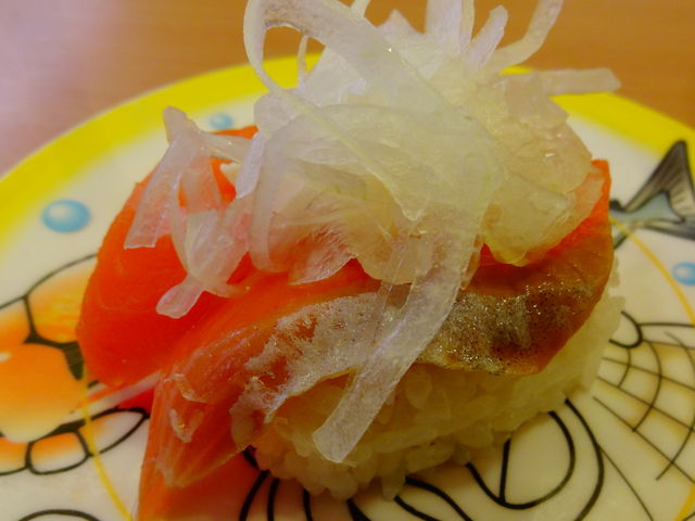 オニオンサーモン_かっぱ寿司 秋田将軍野店