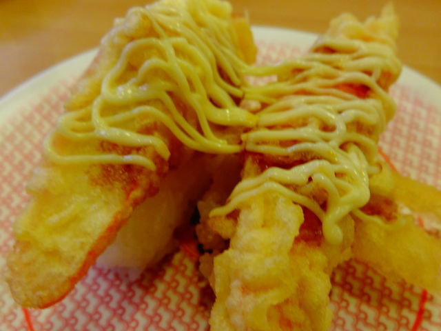 かにかま天にぎり_かっぱ寿司 南陽店