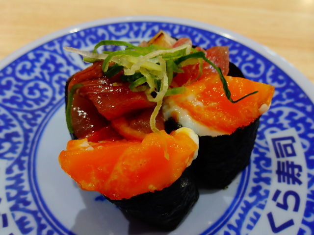 まぐろユッケ_くら寿司鶴瀬店