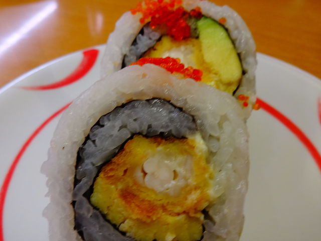 海老フライアボカドロール_スシロー枚方招提店