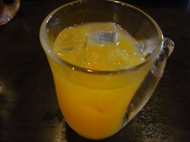 息子が大好きなオレンジジュースです!_びっくりドンキー 太平通店