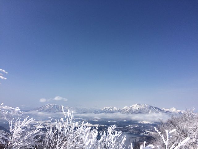 頂上からの景色!最高!_斑尾高原スキー場