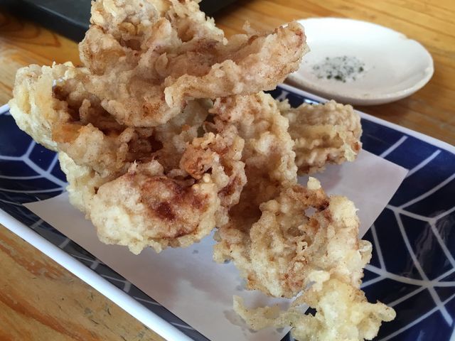 絶品かしわ天!_生うどん つちや