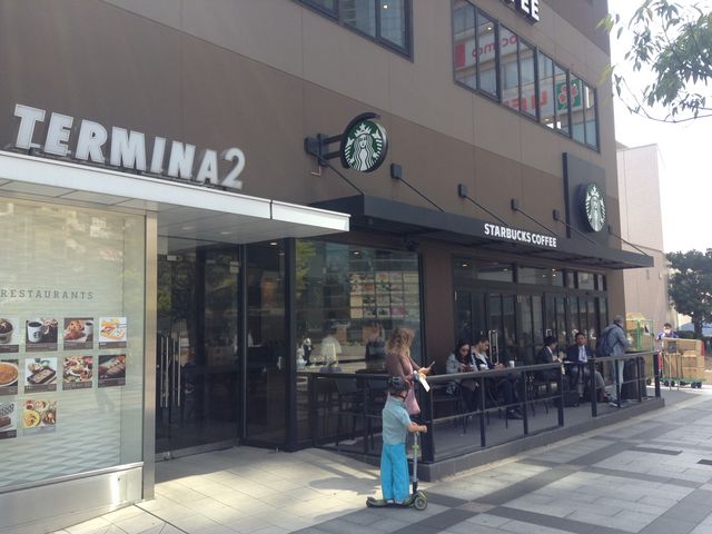 オープンカフェ_スターバックス コーヒー 錦糸町テルミナ2店(Starbucks Coffee)