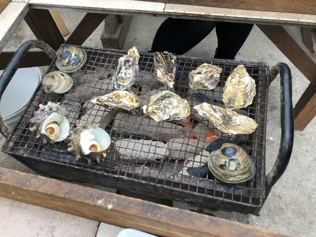 焼きカキ_かき焼き・勇栄丸