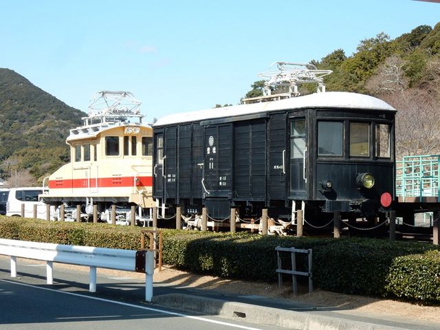 豊橋鉄道渥美線を走っていた旧車両_芦ケ池農業公園「サンテパルクたはら」