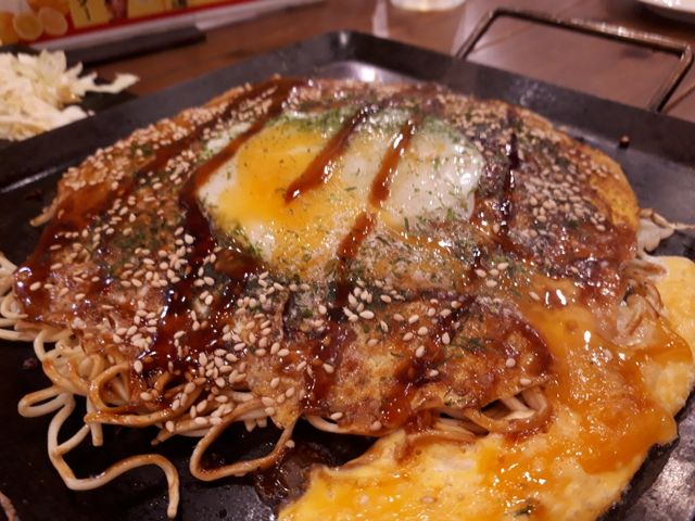 チーズのお好み焼き_元祖 へんくつや 本店