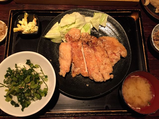 山賊焼定食_松本からあげセンター