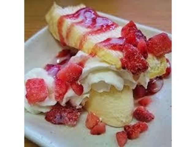 豪華なミルクレープ☆_スシロー君津店