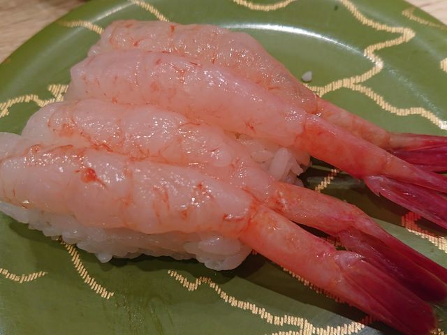 お勧め甘エビ_廻転寿司 三国港 たけ庄