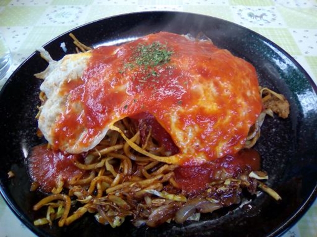 焼きそばとケチャップの相性がいい_五万石