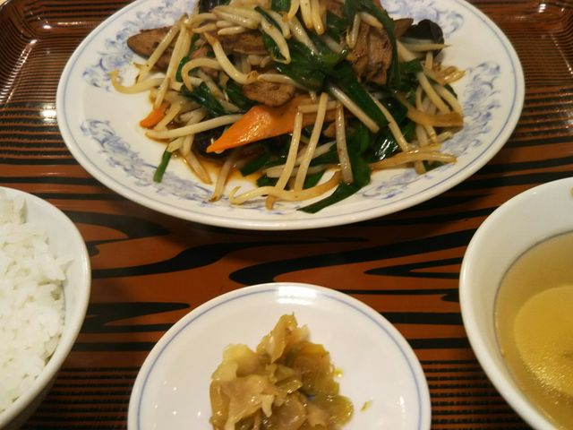 定食セット_餃子の満州 大泉学園南口店