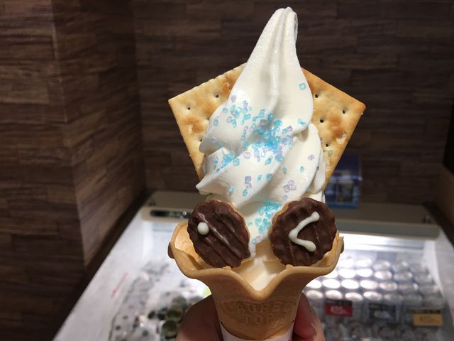 みちcafeでは新作のほたるいかソフト☆_道の駅 ウェーブパークなめりかわ