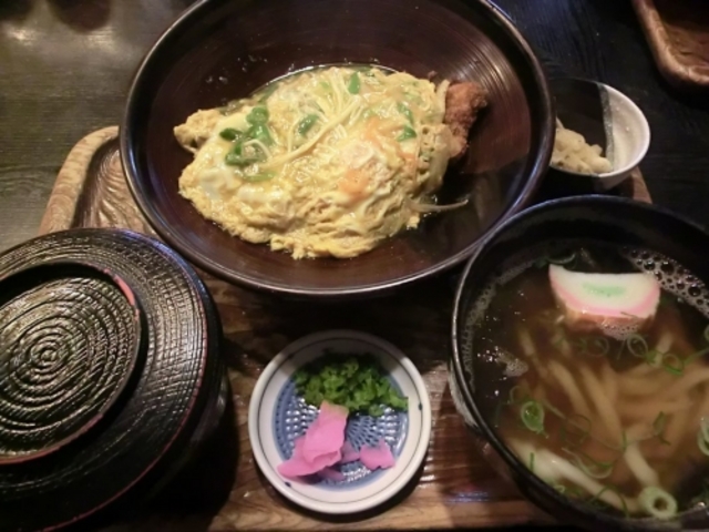 和風かつ定食_初太うどん