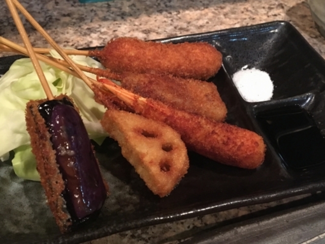 串揚げ盛り合わせ_居酒屋 彦兵衛