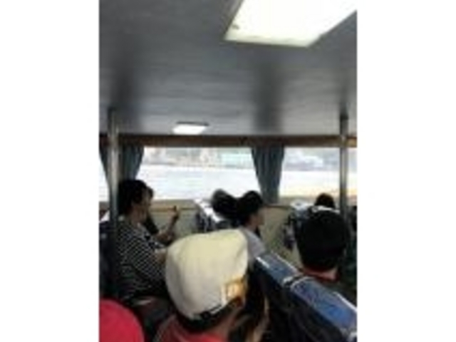 長崎港に入りやっと落ち着きました。_(株)シーマン商会(軍艦島上陸・周遊クルージング)