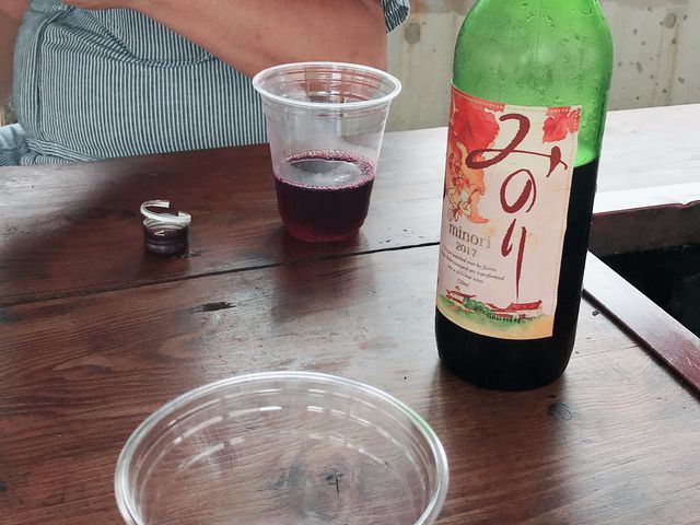 ワインでBBQは最高です_神戸ワイナリー農業公園