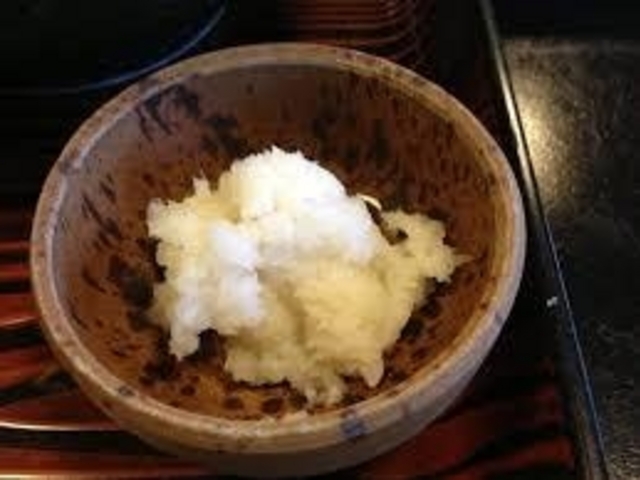 大根おろし_そば処 中之屋