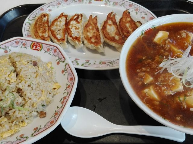 麻婆麺せっと_餃子の王将 前橋三俣店