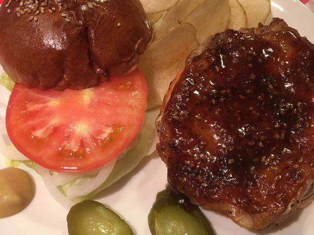照り焼きチキン ソースが美味_I-Kousya