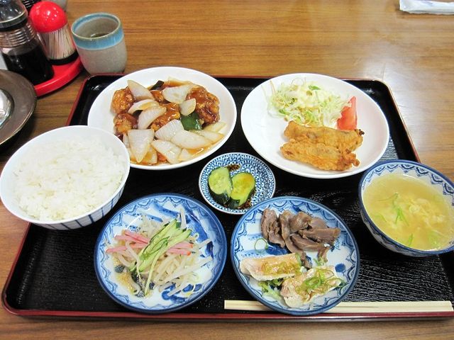 酢豚定食_金華亭