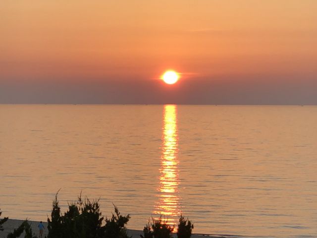 最高に綺麗な夕日でした。_夕日ヶ浦海岸