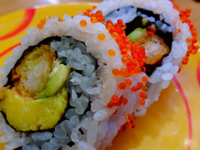 海老フライアボカドロール_スシロー 福山新涯店