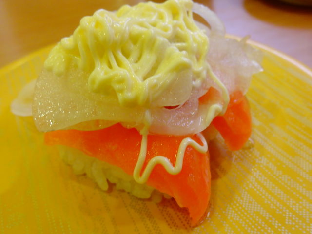 アボカドサーモン_かっぱ寿司 秋田御所野店