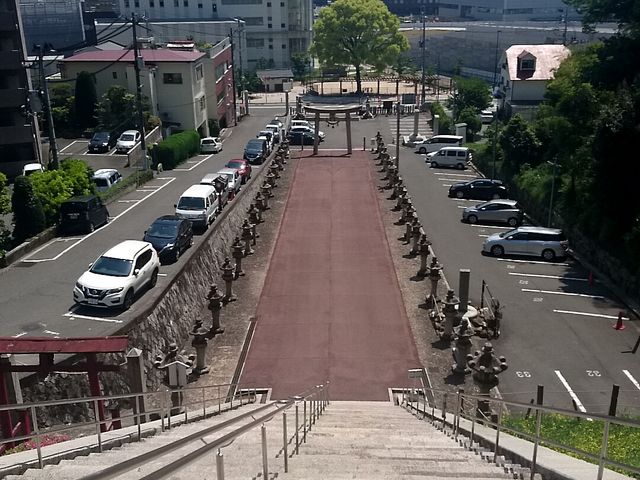 足がすくむ高さ
_広島東照宮