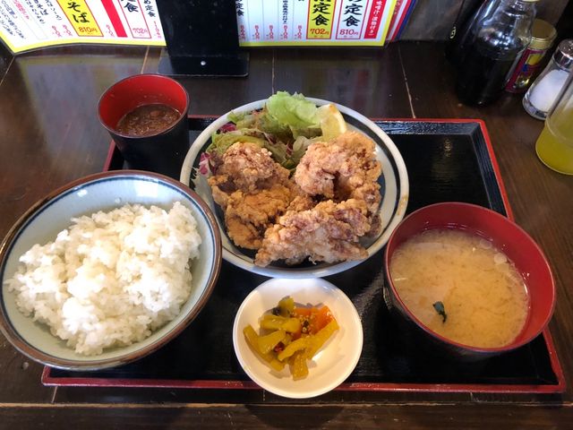 ゴールデン酒場 おさけや 上田駅前店2(旨味ダレ付き唐揚げ定食810円)_ニューゴールデン 上田駅前店