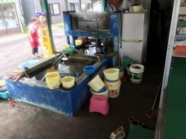 店内にはいけすも_正立食堂
