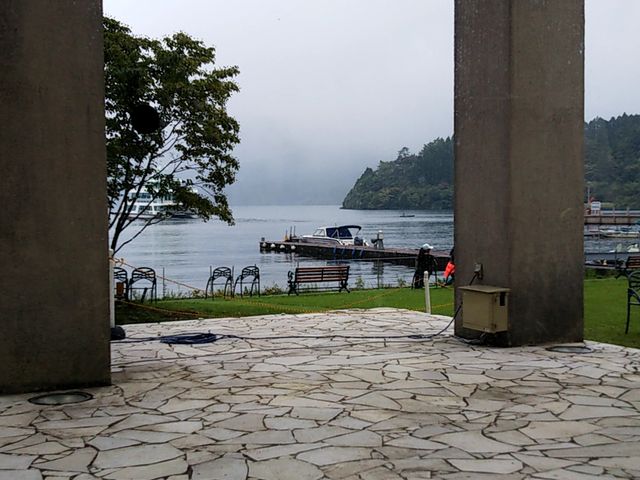 店内からの外の景色_IL LAGO