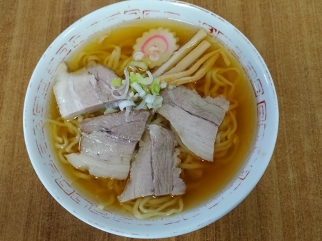 チャーシュー麺 650円_食堂なまえ