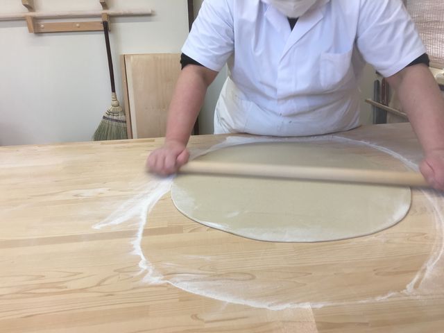 待つ間に眺めてました。_信州蕎麦の草笛 上田お城前店