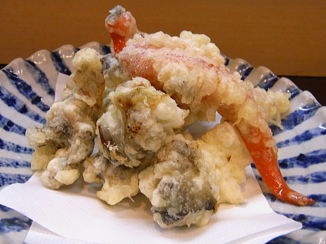 天ぷら・こんな美味しい天ぷらは初めて食べた。_すっぽん はも ふぐ 万両