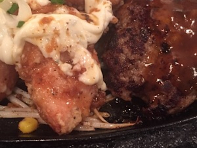 ハンバーグです。_ステーキのくいしんぼ荻窪南口店