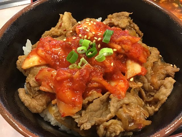 牛丼 _安楽亭 八日市場店