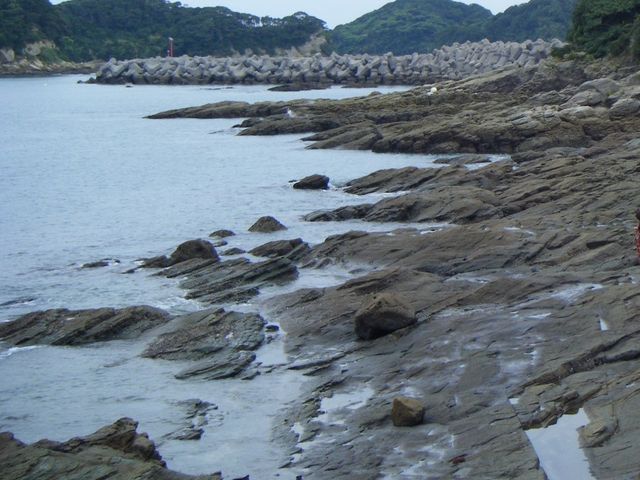 神崎鼻、岩場の海岸_神崎鼻(日本本土最西端の地)